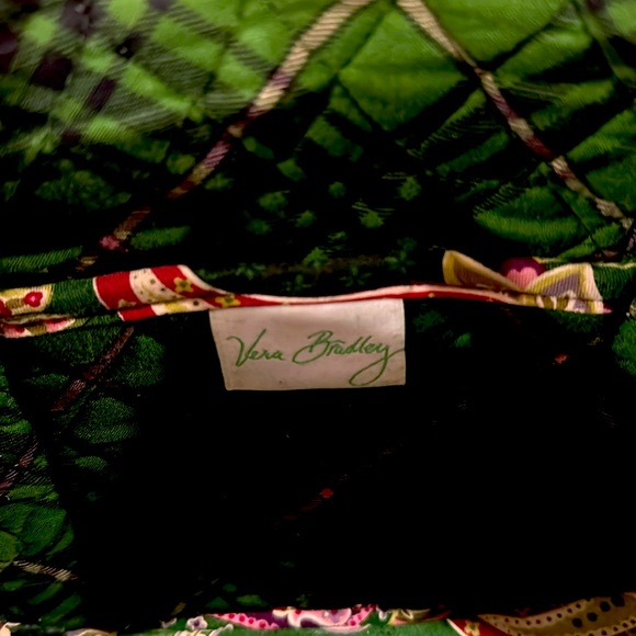 Vera Bradley Chelsea Green Paisley shoulder bag/tote - Picture 5 of 12